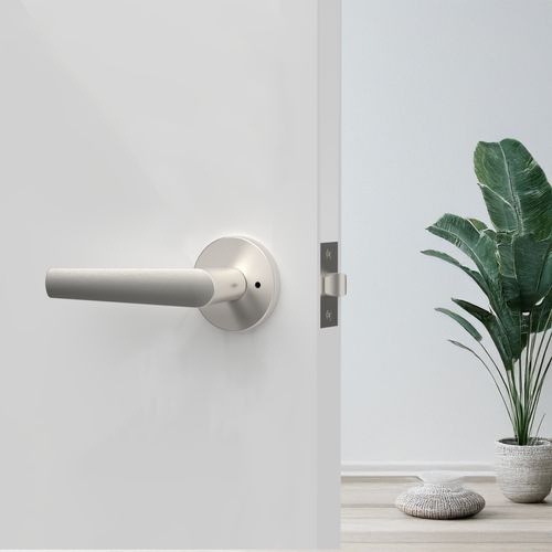 Tui Lever Handle In Matt Brushed Nickel