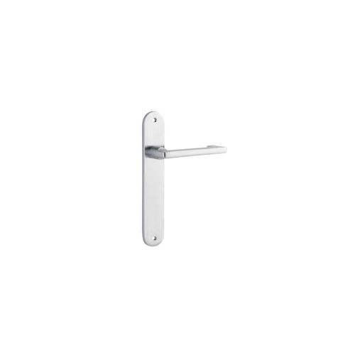 Baltimore Return Door Lever Oval Backplate