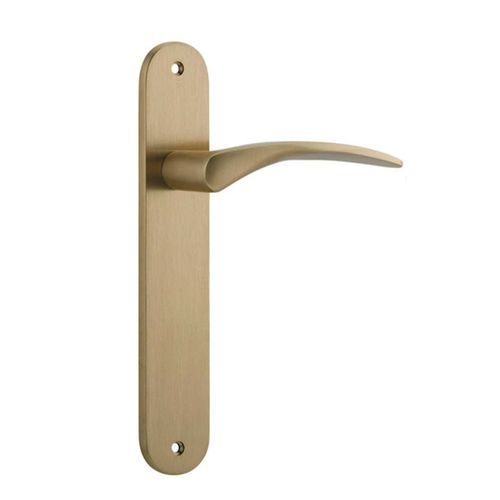 Oxford Door Lever Oval Backplate