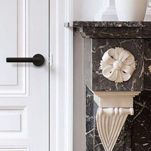 Formani BASICS LB2-19 Door Lever Handle on Rose