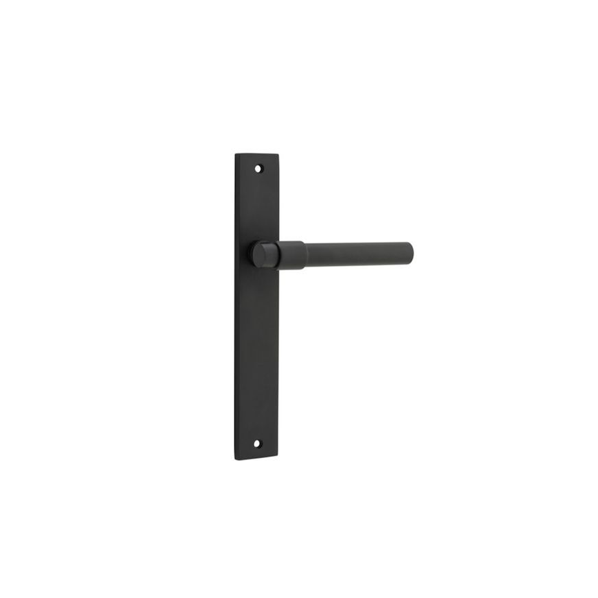 Helsinki Door Lever Rectangular Backplate