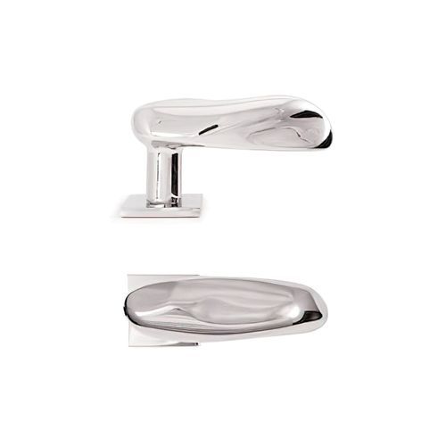 Pebbles Door Lever Handle 2800 on Rose