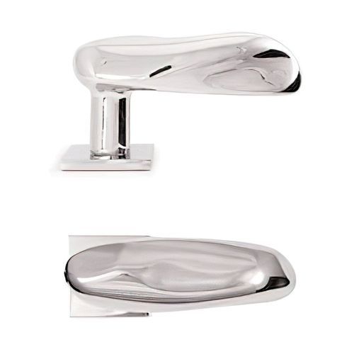 Pebbles Door Lever Handle 2800 on Rose
