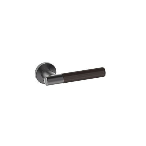 Kawajun Solid Brass and K-Wood Door Leverset TCC