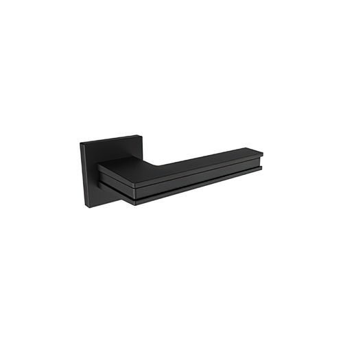 Kawajun TVT Blasted Black Aluminium Door Leverset