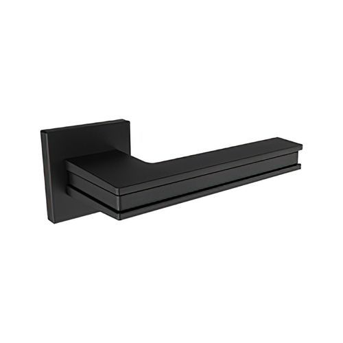 Kawajun TVT Blasted Black Aluminium Door Leverset