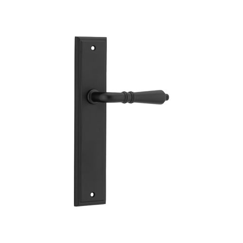 Sarlat Lever - Stepped Backplate | Matt Black