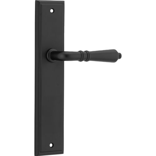 Sarlat Lever - Stepped Backplate | Matt Black