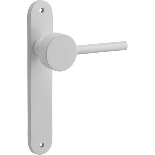 Geppetto Door Lever - Oval Backplate