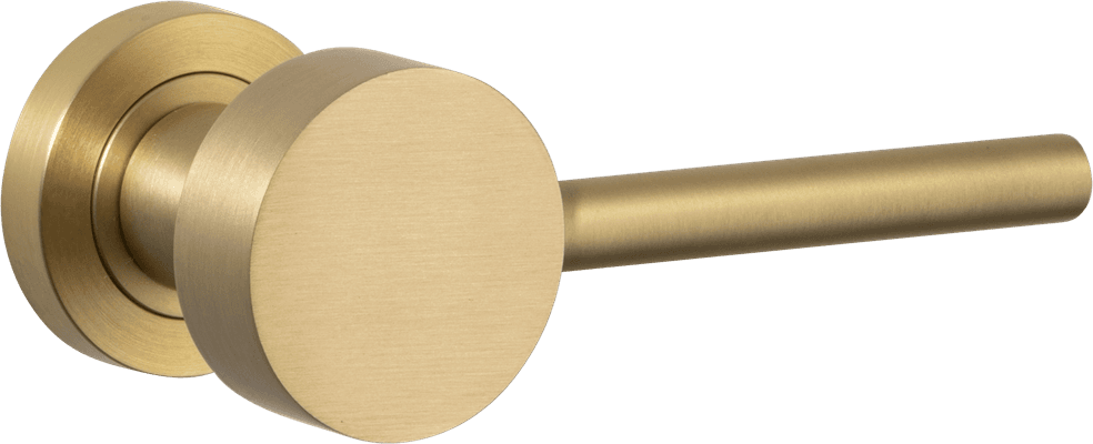 Geppetto Door Lever - Round Rose