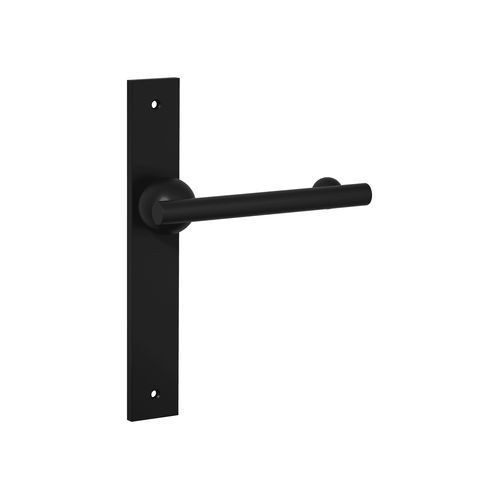 Futurismo Return Door Lever on Rectangular Backplate