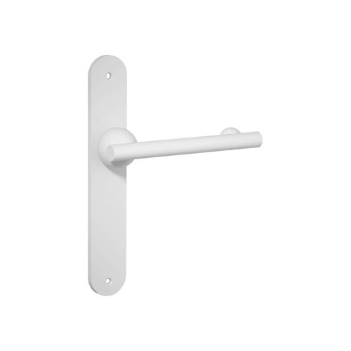 Futurismo Return Door Lever on Oval Backplate