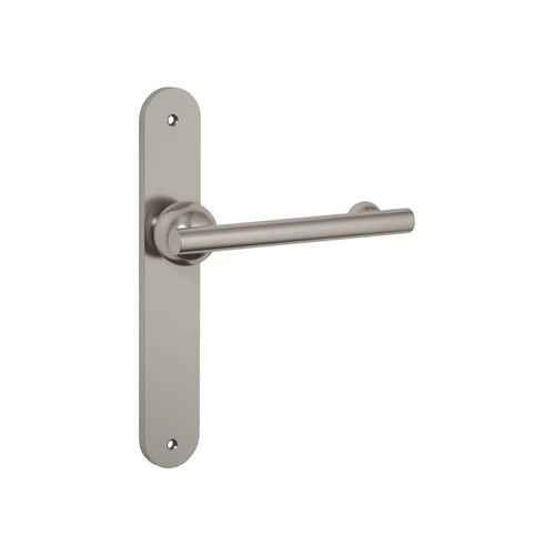Futurismo Return Door Lever on Oval Backplate
