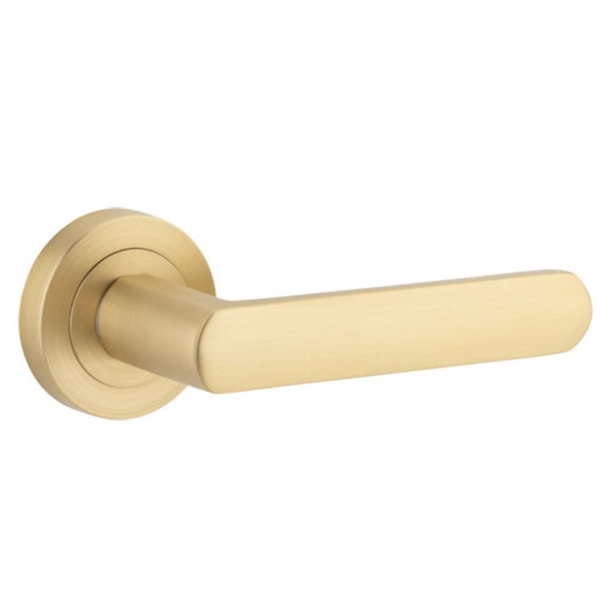 Osaka Door Lever Round Rose