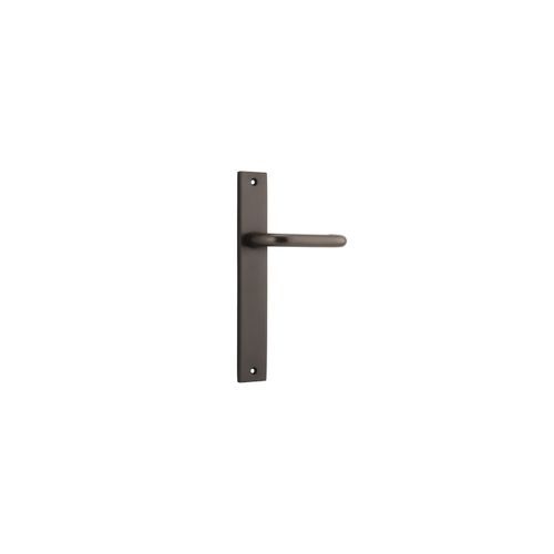 Oslo Door Lever Rectangular  Backplate