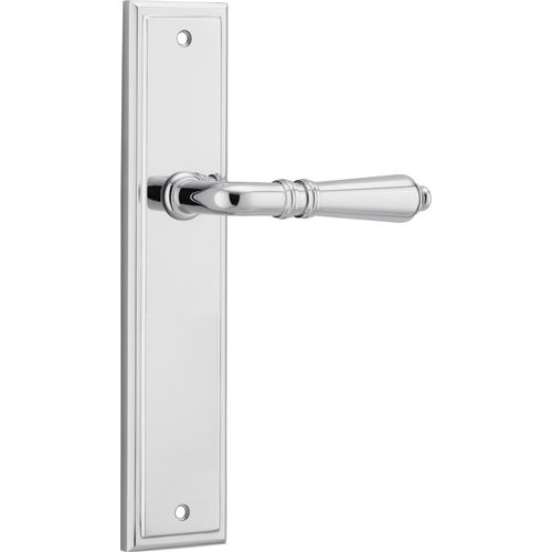 Sarlat Lever - Stepped Backplate | Polished Chrome