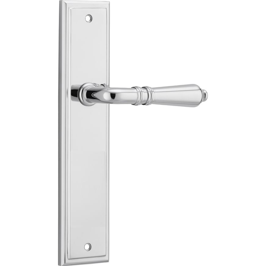 Sarlat Lever - Stepped Backplate | Polished Chrome