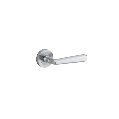 Copenhagen Door Lever Round Rose