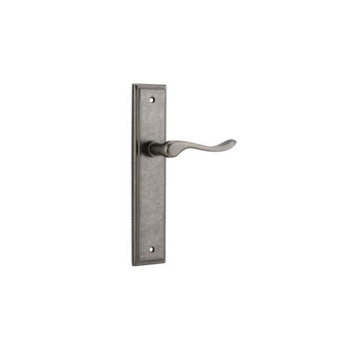 Stirling Door Lever Stepped Backplate