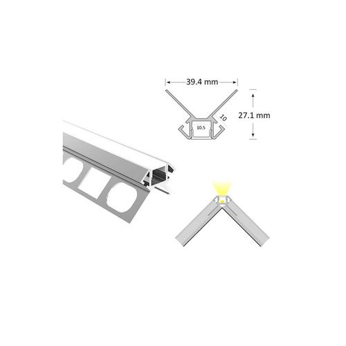 Trimless Outer Corner Extrusion