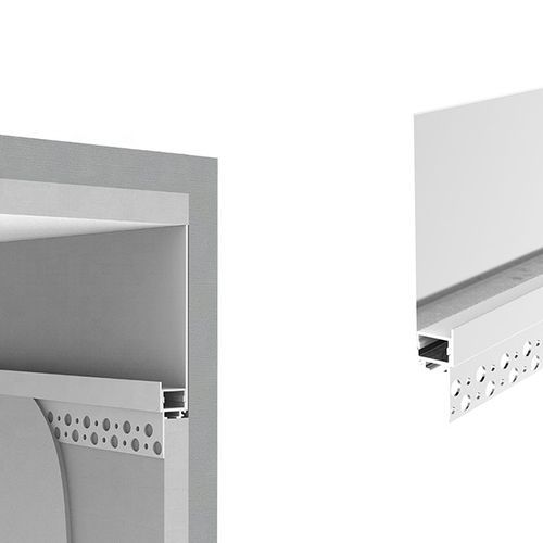 Plaster-in Trimless Profiles for Cove Lighting