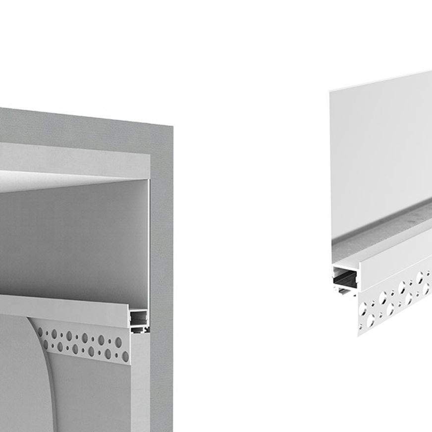 Plaster-in Trimless Profiles for Cove Lighting