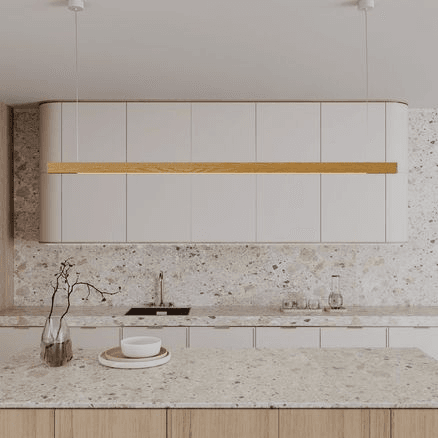 Capsühl Linear LED Pendant Oak