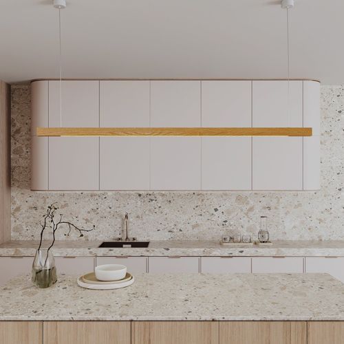 Capsühl Linear LED Pendant Oak