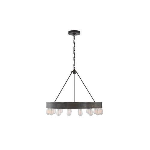 Roark 30″ Modular Ring Chandelier – Iron