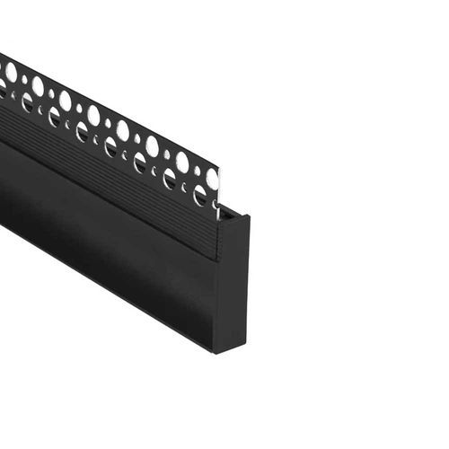 LED Skirting Board -Black Aluminum Baseboard Extrusion