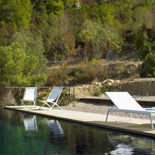Branch Outdoor Sunlounger by Tribu