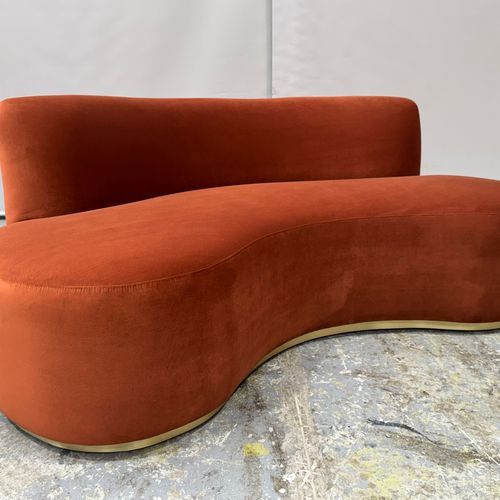Semi-Circular Curved Sofa