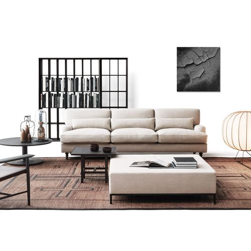 Raffles Sofa + Occasional Lounge Chair by DePadova