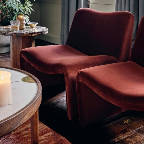 Soho Home | Lovett Chair | Cinnamon Velvet