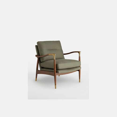 Soho Home | Theodore Armchair | Khaki Linen