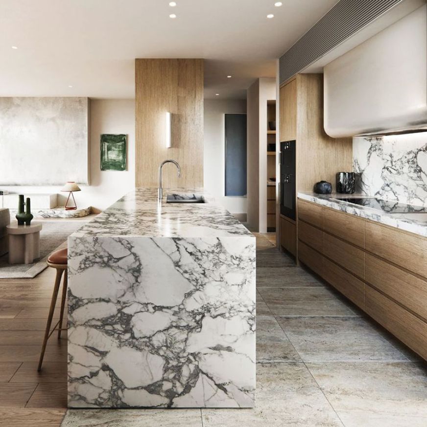 Natural Stone Slabs | Arabescato Vagli Marble