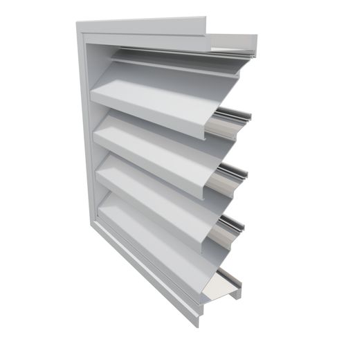 OHL-102 100mm Panel Weather Louver
