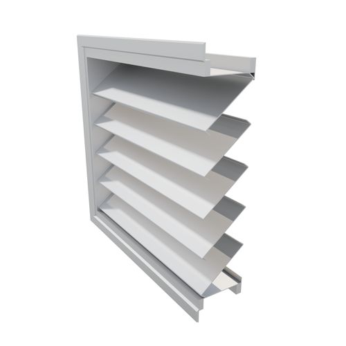 OHL-124 76mm Panel Weather Louver