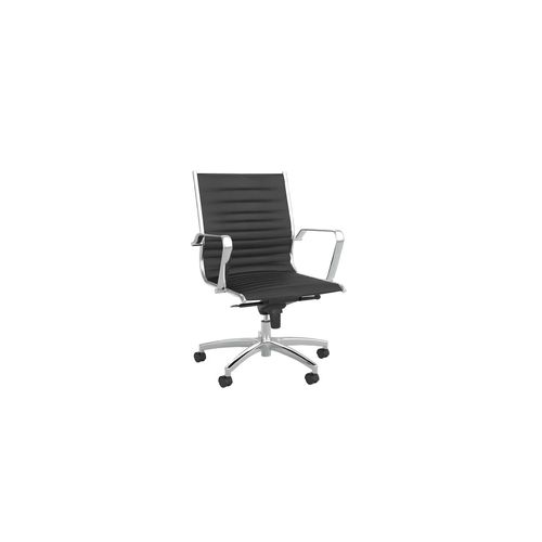 Euro Boardroom Table 3600 with Metro Midback Chair
