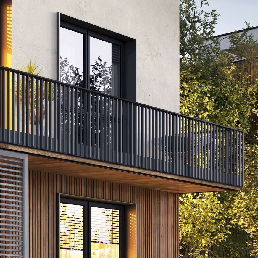 Stecca® Aluminium Fin Balustrade