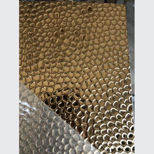 Embossed Stainless Steel | Wall Finishes