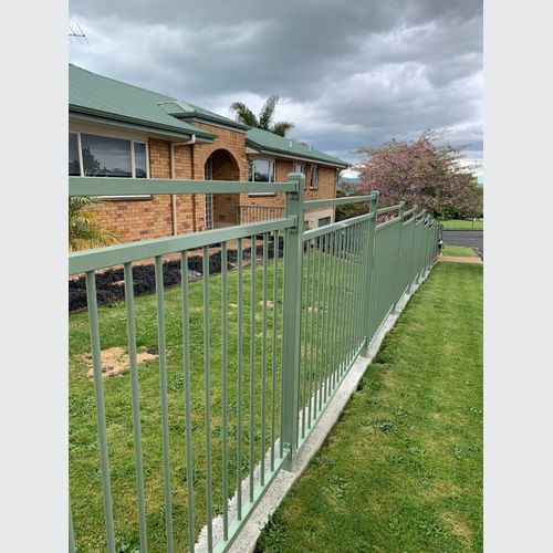 Edinburgh - Tubular School Fence