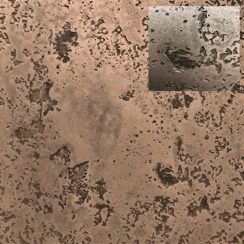 Bronze Carved Texture | Liquid Metal Finish