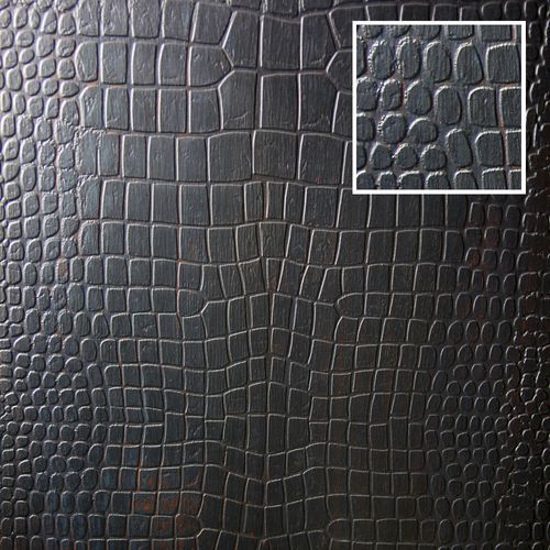 Graphite Croc | Liquid Metal Finish