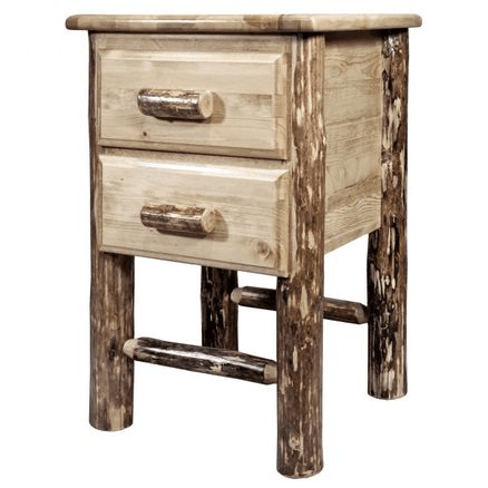 Glacier Nightstand | 2 Drawers