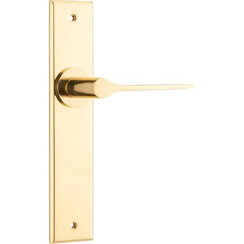 Como Lever - Chamfered Backplate
