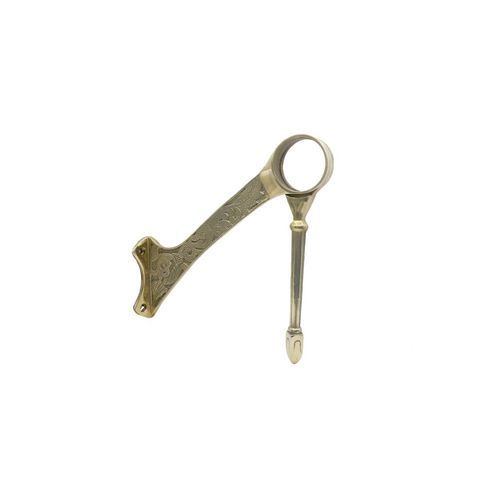106 Brass Footrail Bracket