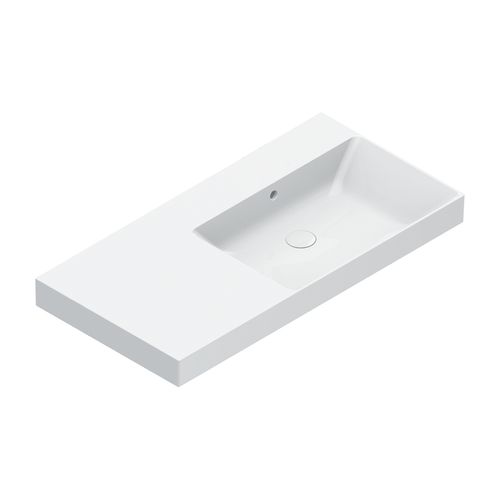Zero 100 Right Basin No Taphole Gloss White