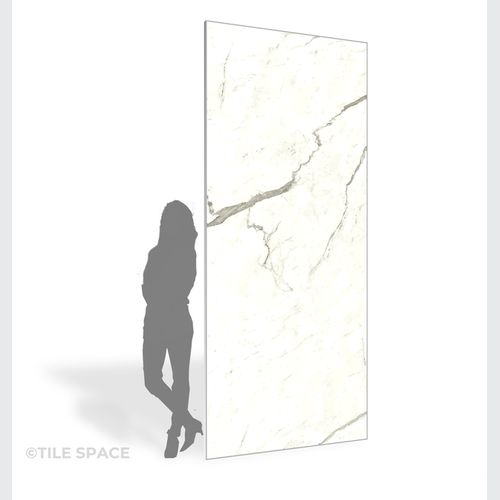 Statuario Supremo Satin Marble Tile