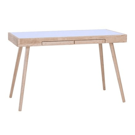 RETH Study Desk 120cm - Natural & White